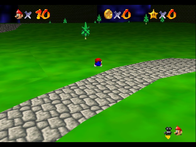 Super Mario 64 - Easy Worlds Screenthot 2